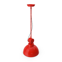 Red Loft Metal Lamp PNG & PSD Images