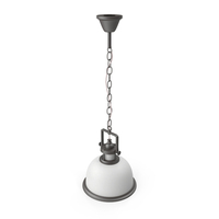 Loft Frosted Glass Lamp PNG & PSD Images