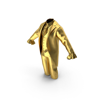Tailcoat Suit Gold PNG & PSD Images