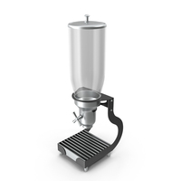 Smart Space Dry Food Dispenser With One Metal Base Canister PNG & PSD Images