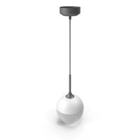 Loft Sphere Glass Metal Lamp PNG & PSD Images