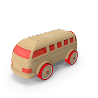 红木玩具卡车PNG和PSD图像
