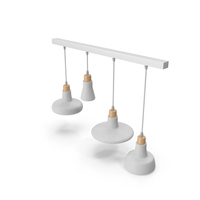 Modern Milk Glass Chandelier PNG & PSD Images