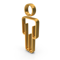 Out Line Gents Toilet Symbol PNG & PSD Images
