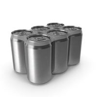 Six Beverage Can 330ml PNG & PSD Images