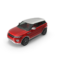 Red Range Rover Evoque PNG & PSD Images