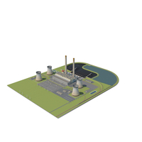 Coal Power Plant PNG & PSD Images