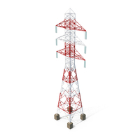 High Voltage Electric Tower PNG & PSD Images