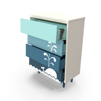 Kids Cabinet With Whale Design And Socks PNG & PSD Images