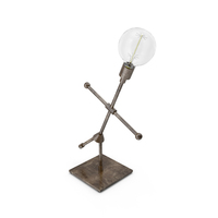 Metal Little Guy Lamp PNG & PSD Images