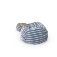 Pouf Beanbag With Table PNG & PSD Images