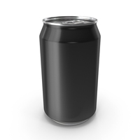 Beverage Can 330ml Black PNG & PSD Images