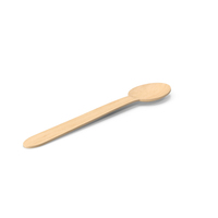 Disposable Wooden Spoon PNG & PSD Images