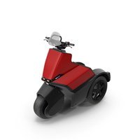 Red Electric Bike With Lights PNG & PSD Images