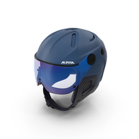 Alpina Blue Ski Snow Helmet PNG & PSD Images