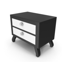 Black And White Night Stand PNG & PSD Images