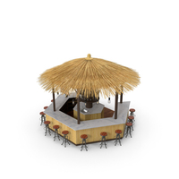 Tiki Beach Bar PNG & PSD Images