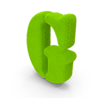 Green Font Stencil Fur Letter G PNG & PSD Images