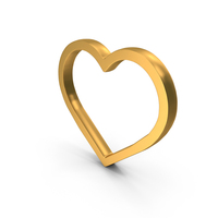 Out Line Of Love Symbol PNG & PSD Images