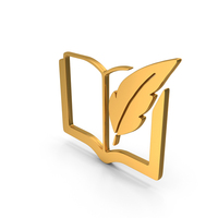Gold Letter Pad Symbol PNG & PSD Images