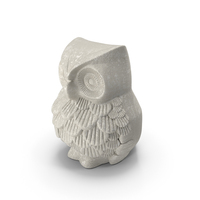 Aluminum Owl Figurine PNG & PSD Images