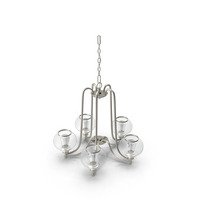 Braxton 5-Light Shaded Chandelier PNG & PSD Images