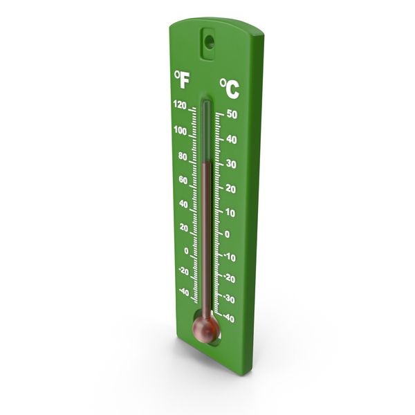 Green Thermometer PNG & PSD Images