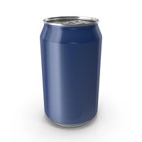 Beverage Can 330ml Blue PNG & PSD Images