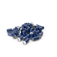 Beverage Can 330ml Blue Multi Posed PNG & PSD Images