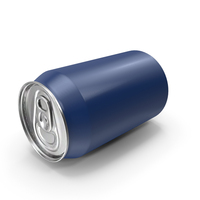 Beverage Can 330ml Blue Posed PNG & PSD Images