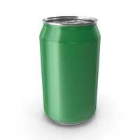 Beverage Can 330ml Green PNG & PSD Images