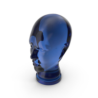 Melancon Glass Head Bust PNG & PSD Images
