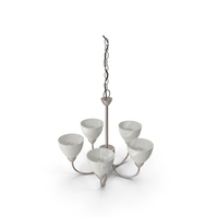 Sheldrake Five Light Shaded Chandelier PNG & PSD Images