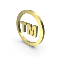 Gold Round Trade Mark Symbol PNG & PSD Images