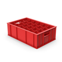 Red Plastic Bottle Crate PNG & PSD Images