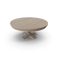 17TH C. MONASTERY ROUND DINING TABLE PNG & PSD Images