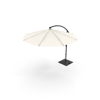 Free Standing Daffodil Umbrella PNG & PSD Images