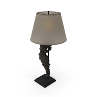 ACANTHUS LEAF ARTIFACT TABLE LAMP PNG & PSD Images