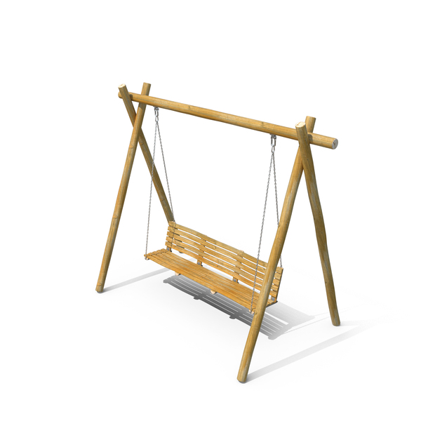 Garden Wooden Swing PNG & PSD Images
