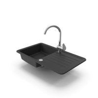 Kitchen Sink With Faucet PNG & PSD Images