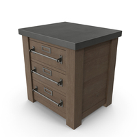 EARLY 20TH C. MERCANTILE CLOSED NIGHTSTAND PNG & PSD Images