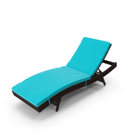 Lakeport Outdoor Adjustable Chaise Lounge Chair With Cushion PNG & PSD Images