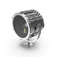 High Power Marine Suez Canal Searchlight Chrom PNG & PSD Images