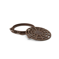 Rusty Stormwater Street Drain PNG & PSD Images