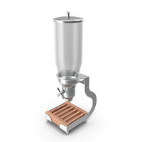Dispenser Wooden Base For Dry Food Smart Space With One Canister PNG & PSD Images