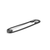 Black Safety Pin PNG & PSD Images