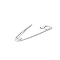 Open White Safety Pin PNG & PSD Images