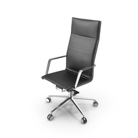 Aluminia Office Chair - Presidential Leather PNG & PSD Images