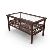 Rattan Coffee Table PNG & PSD Images