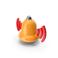 Cartoon Ringing Bell Notification PNG & PSD Images